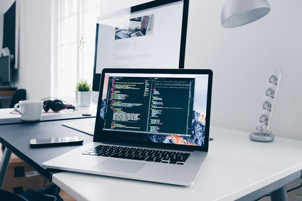 Laptop and development workspace for ongoing website updates